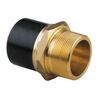 Transition adapter in PE Serie: 920 SDR11 Glued end/External thread (BSPP)